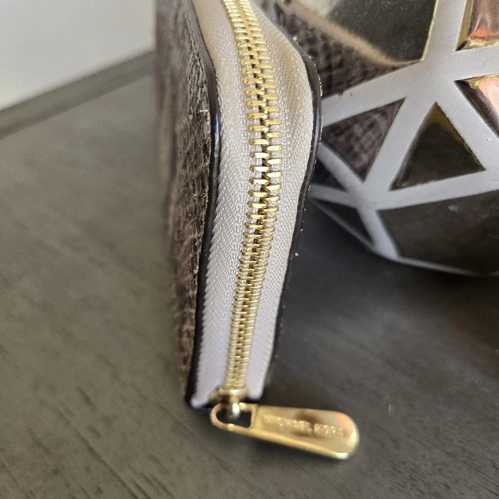 Michael Kors Snakeskin Print Wallet - Picture 10 of 12